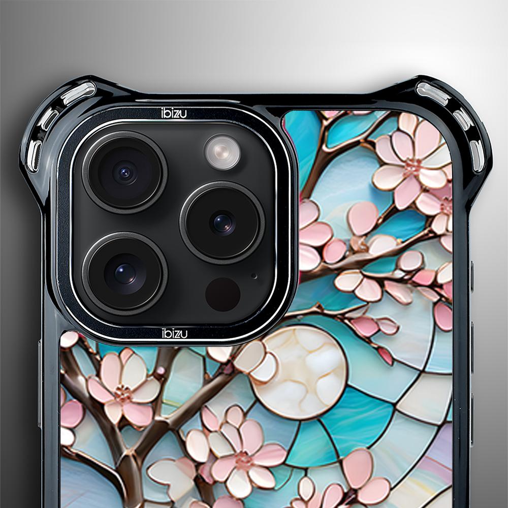 Etui Do Iphone 14 Pro Max Ibizu Dropguard Ultra Z Magsafe, Barwy Szkła, Księżycowa Wiśnia