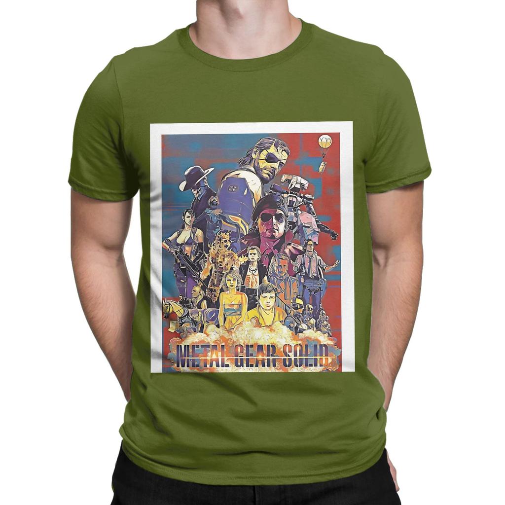 Metal Gear Solid Characters Graphic Funny 100 Cotton Tshirt Metal Gear Solid Tops Tees For Unisex