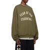 Fear of God Мужские топы Essentials из флиса с круглым вырезом в стиле милитари, зеленые 192BT246265F