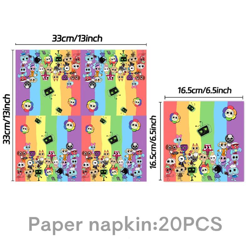 Набор декора для тематической вечеринки «Мир денди» с бумажными тарелками, стаканчиками и баннером для дня рождения детей