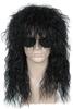 Linfairy Heavy Metal Rocker Black Adult Wig Heavy Metal Rocker Black Adult Wig Size