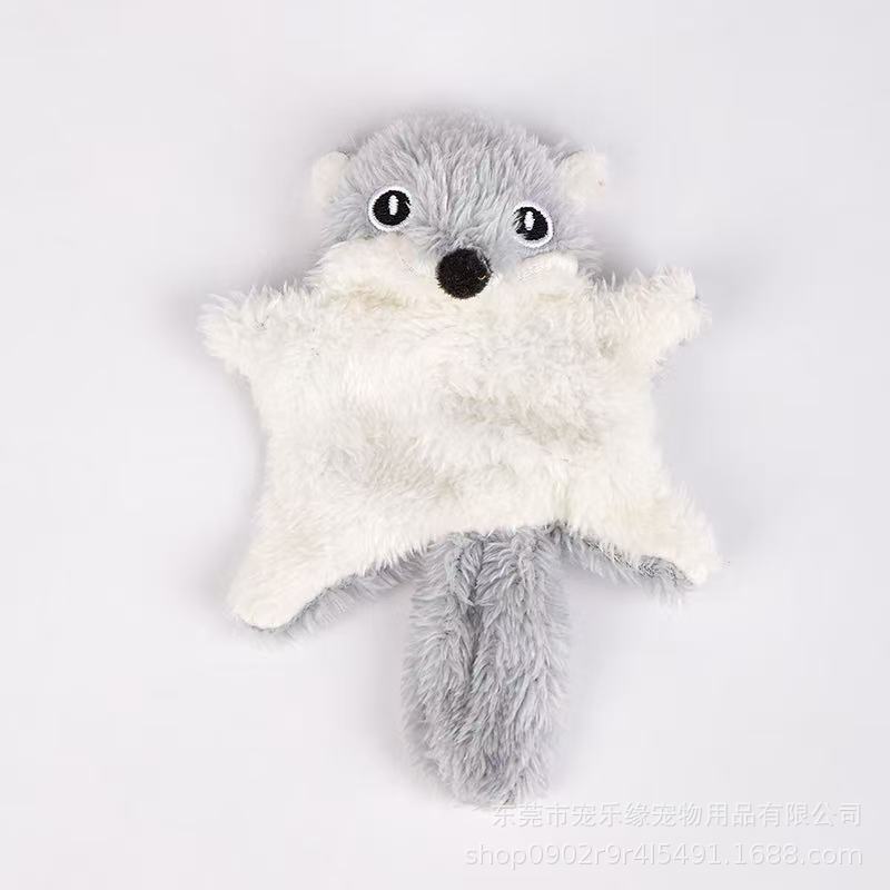 Cute Otter Plush Dog Toy, Squeaky Stuffed Animal Chew Toy for Small Medium Dogs, Interactive Pet Play Gift