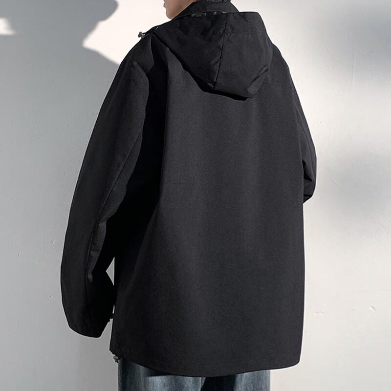 NASA MARVEL Men's Hooded Windbreaker Jacket