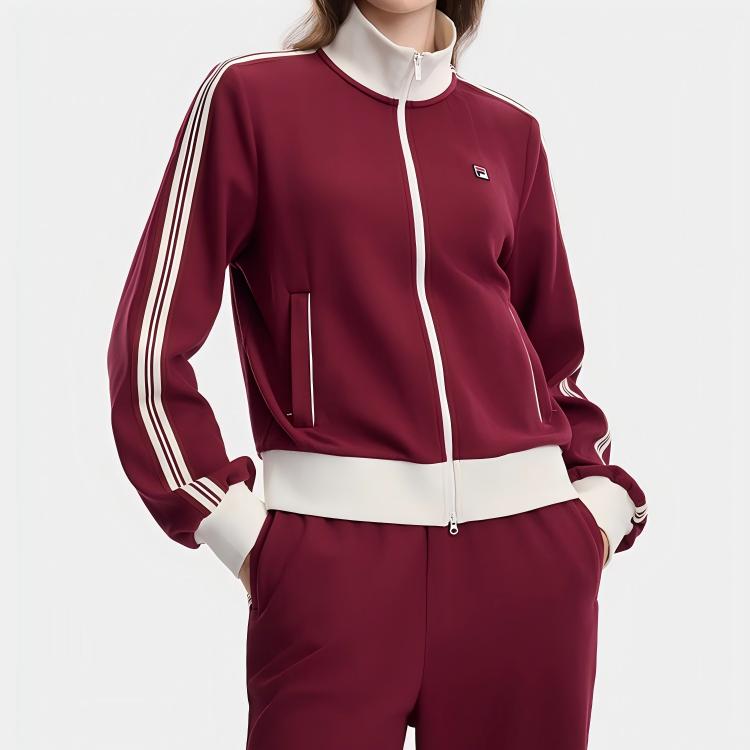 Fila Heritage Повседневная куртка с длинным рукавом Женские куртки Бордовый F11W638507FWI