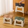 Folding Step Stool with Portable Handle Stable Great Load Bearing Collapsible Kids Kitchen Bathroom Camping Stall Owner Rest Stool Fishing Stool