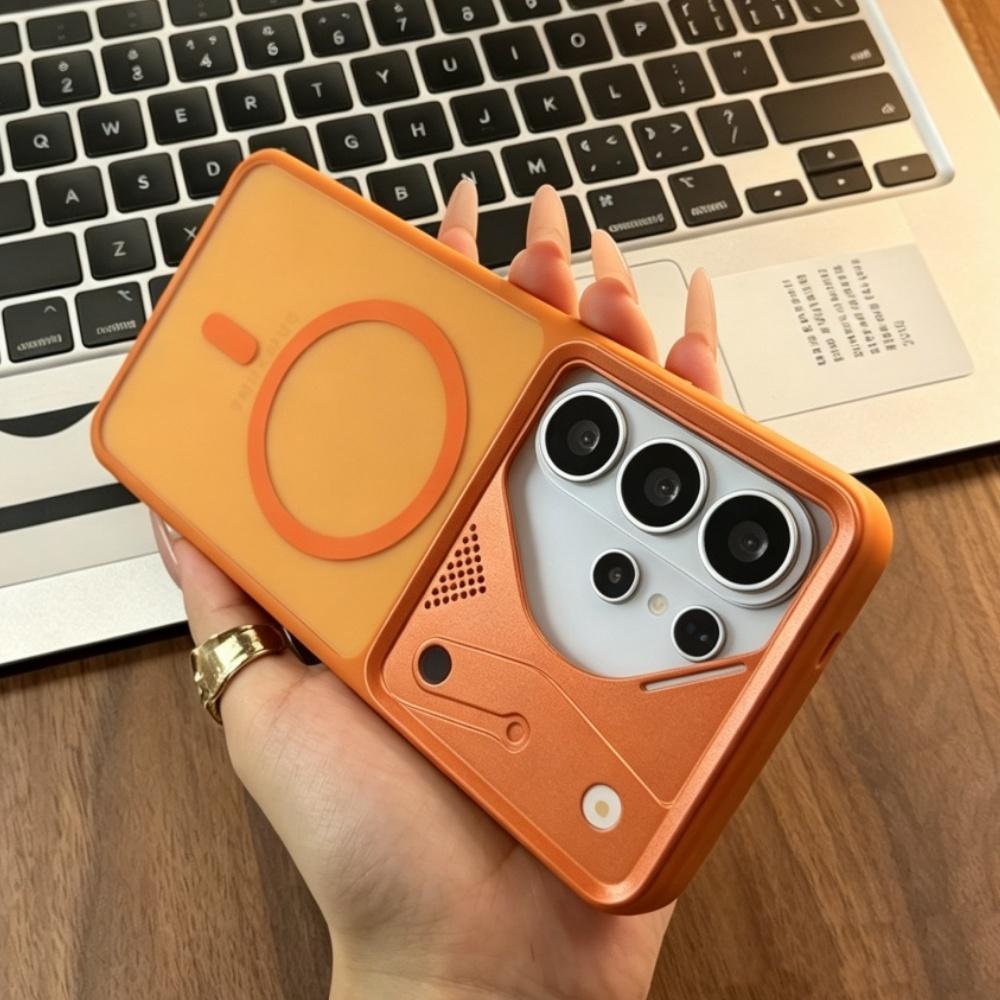 Matte Translucent Armor Magnetic Phone Case for Samsung Galaxy S26 S25 S24 Ultra S26Ultra S25Ultra for Magsafe Shockproof Cover
