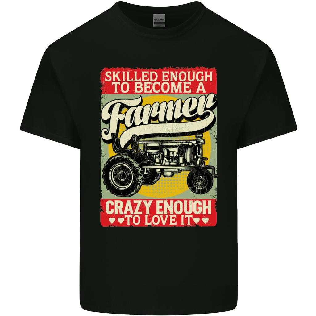 Farming Skilled Enough to Be a Farmer Unisexs Light Cotton TShirt