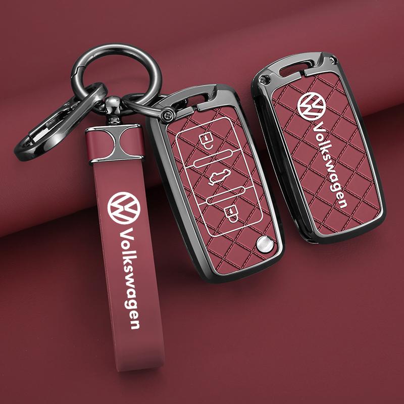 Для VOLKSWAGEN VW Чехол-оболочка для корпуса брелока автомобиля из цинкового сплава Для Volkswagen VW Polo Golf Passat Tiguan Beetle Caddy T5 Up Eos Ke