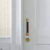Light Luxury Brass Handle Brass Base Furniture Handle Vintage Door Handles  Wardrobe Door