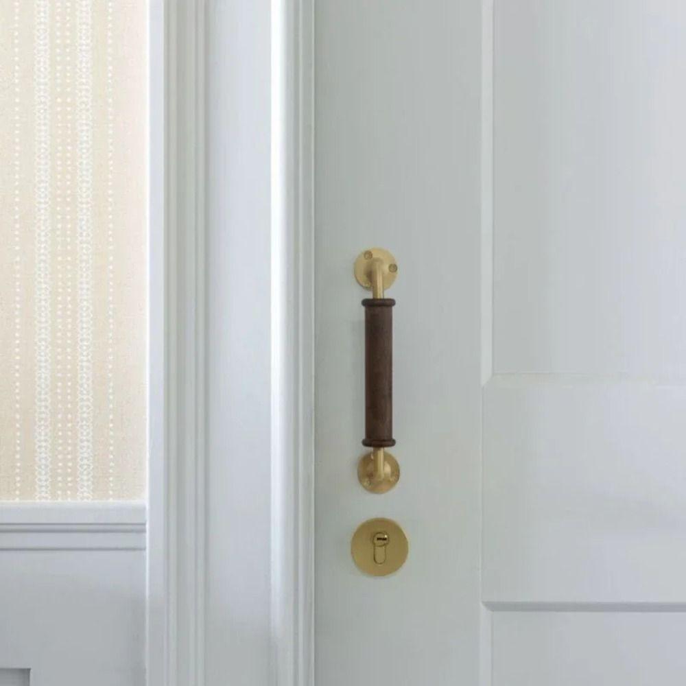 Light Luxury Brass Handle Brass Base Furniture Handle Vintage Door Handles Wardrobe Door