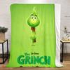 Grinch Christmas Plush Blanket Soft Comfortable All Seasons blanket Sofa Office Naps blanket Outdoor Travel throw Perfect Gift