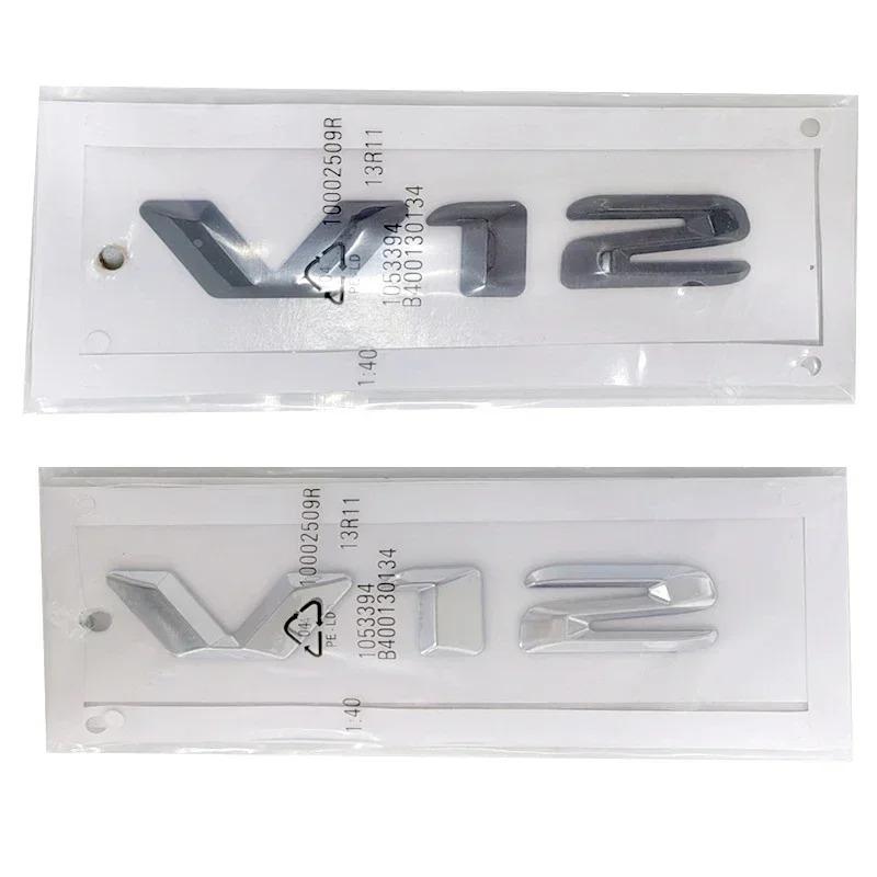 3D ABS Car Fender Badge ABS Stickers For Mercedes Benz V12 CL600 W140 M275 CL 500 S600 V12 Emblem Sticker Badge Accessories