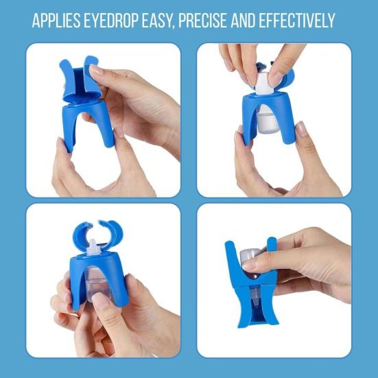 Eyedrop Bottle Dispenser Portable Reusable Seniors Eye Drop Applicator Universal Elderly Children Eye