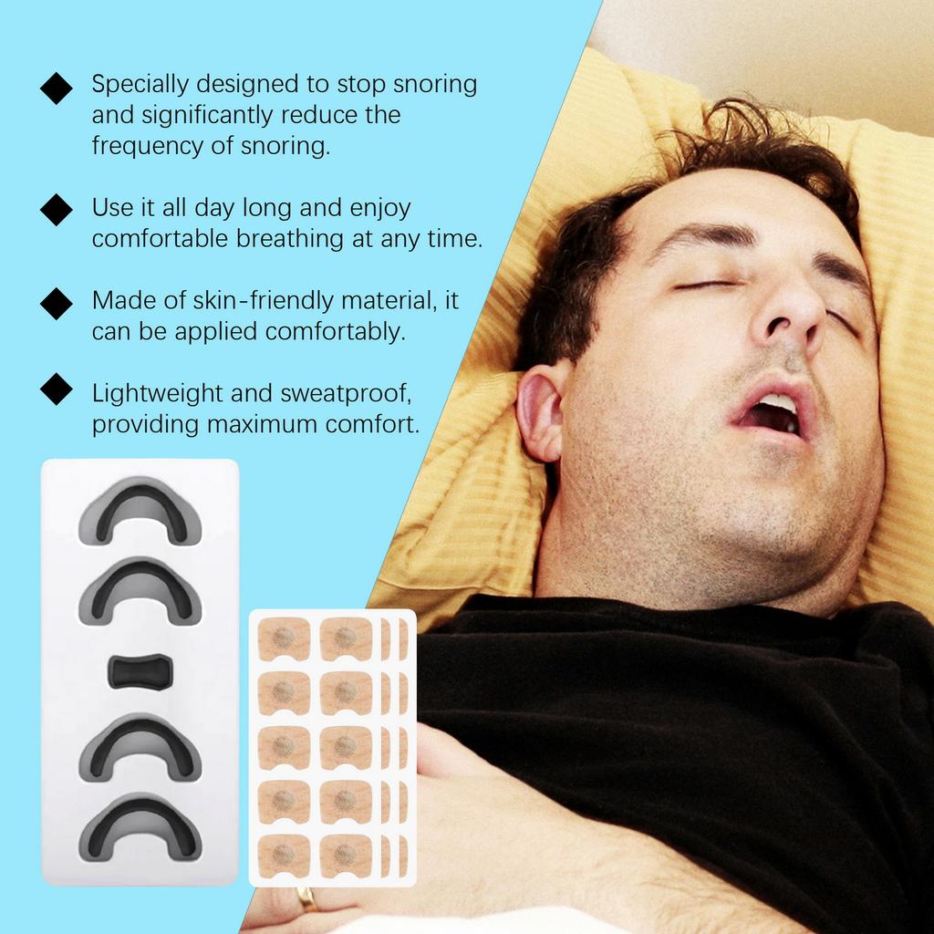 XIMONTH Nasal Care Kit Gentle Daily Nose Comfort Strips for Snoring Relief Unisex