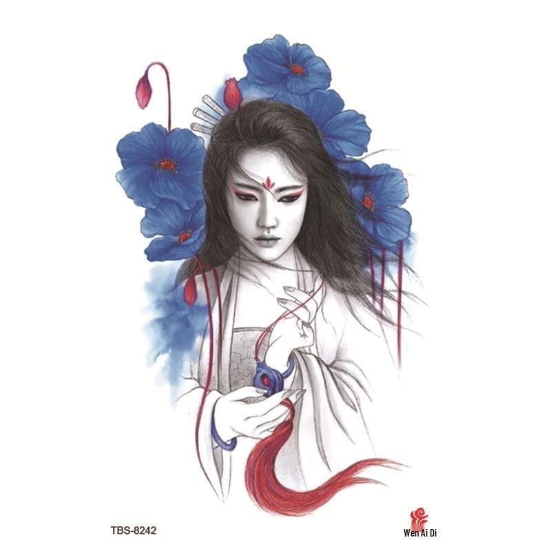 Водонепроницаемый набор тату-наклеек на всю руку с тотемными символами