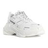 Balenciaga Кроссовки Triple S Низкие Массивные Женские Белые 524039W2FA19010