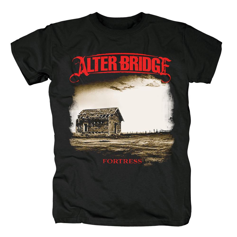 Новая черная хлопковая футболка Alter Bridge Fortress с коротким рукавом, размеры от S до 5XL, унисекс, подарок