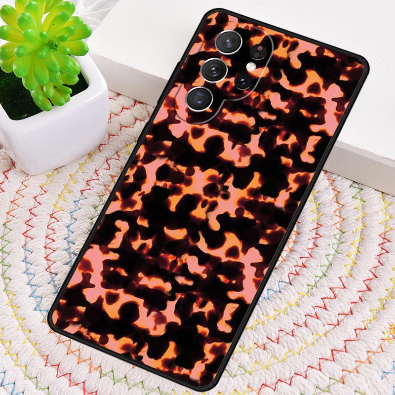 Чехол для телефона из ТПУ с узором под черепаховый панцирь Для Samsung Galaxy note 10 pro S26 S25 S24 S23 S22 Ultra Plus S21 FE S20 Ударопрочный чехол