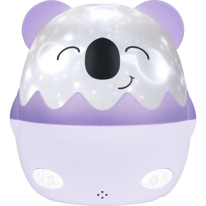 Veilleuse musicale sans fil - BIGBEN - Koala - Projection 360° - 13 films - 8 mélodies - Télécommande - Batterie USB-C