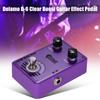 Dolamo D-6 Clear Boost Guitar Effect Pedal Purple Guitar Pedal Boost Effects True Bypass