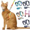 Cat And Leash Set Escape Proof Adjustable Cat , Comfortable Soft Lightweight, Use Safe & Easy, Walking Travel  For Small Medium