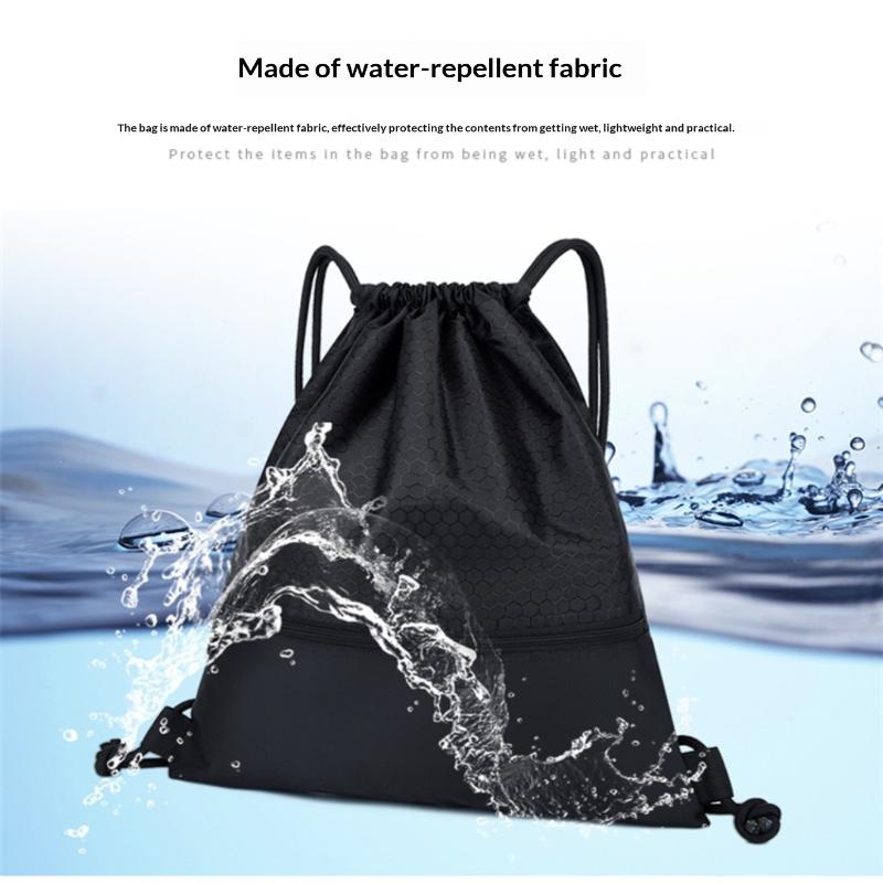 Drawstring Backpack Large Capacity Sports Backpack Man Wear-Resistant Gym Bag Lightweight Basketball Backpack Sport Bag Yoga Bag
