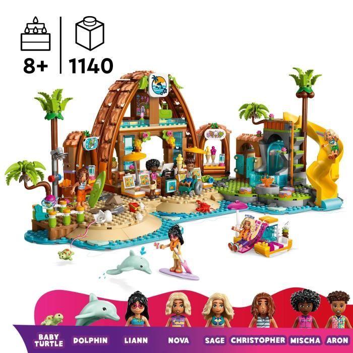 LEGO Friends 42673 Vacances à l’Hôtel de la Plage - Jeu de Construction dès 8 Ans