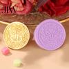 Wedding Invitation Seal 10 Pcs Wax Stamp Head Replacements, Vintage Flower Pattern Sealing Creative Gift Packaging Brass Heads for Envelope,