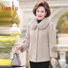 Women's Faux Mink Velvet Winter Coat