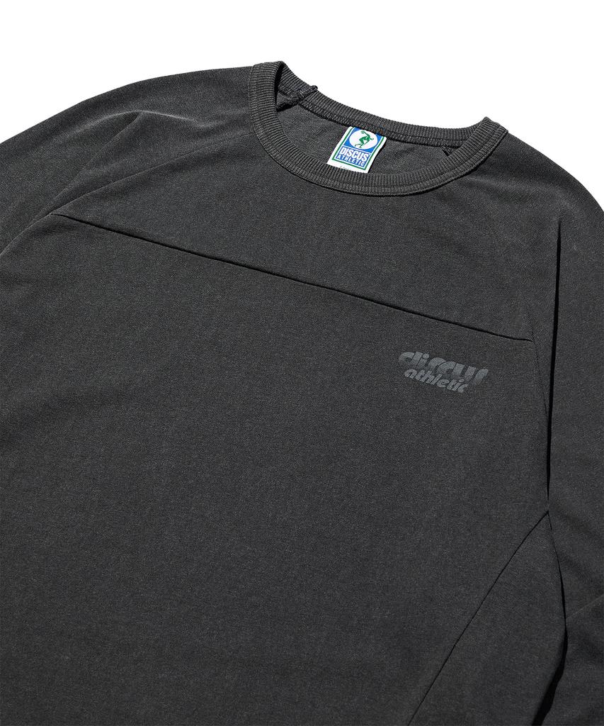 DISCUS ATHLETIC Raglan Logo Long Sleeve Pigment Charcoal