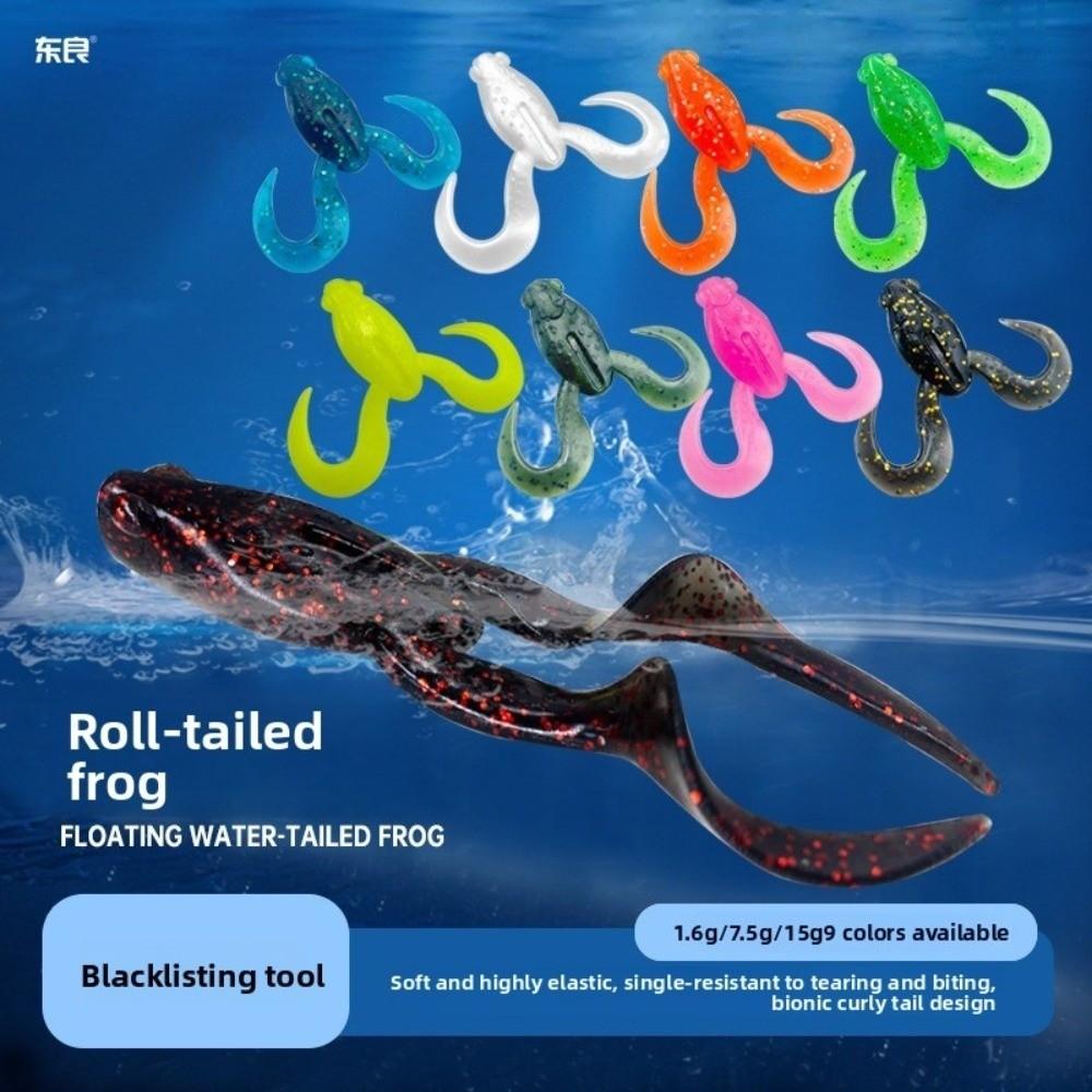 4pcs/Bag 10cm Length TPE Fishing Bait Floating Design Bionic Fake Bait  Bass Fishing