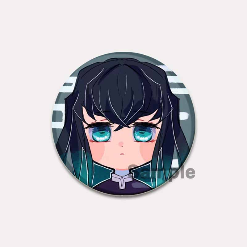 32/44/58 мм мультяшные броши ручной работы «Убийца демонов» Камадо Тандзиро/Хашибира Иносукэ, булавка Кочоу Синобу/Камадо Незуко Цуюри Канао, значок