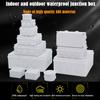 ABS Plastic Waterproof Power Box IP65 Electric Control Box DIY Indoor Outdoor Wire Shell Connection Cable Branch Junction Box