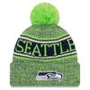 Chapeau - New Era - Nfl Sideline - Seattle Seahawks - Doublure Polaire - 100% Acrylique - Automne/hiver
