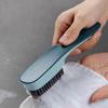Shoes Brush Multifunctional Flocked Bristles Laundry Brush Cleaning Tool for HouseholdDark Blue