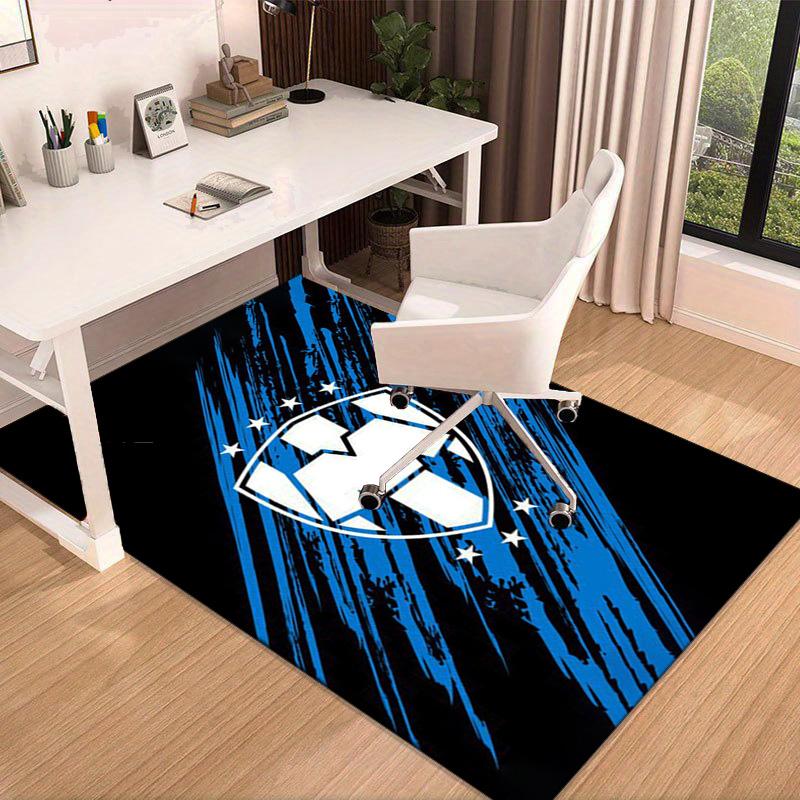 Monter-rey Football Crest Art Printed Area Rug for Office, Chair Rug, Decorative Carpet Floor Mat, Large Size Fan gifts Christmas gifts