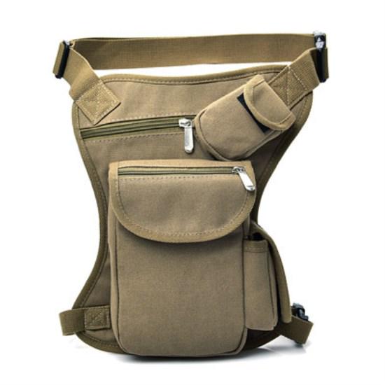 Fashion Multifunction Outdoor Sport Leg Bag Canvas Waist Belt Bags