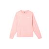 Logo Embroidered Sports Casual Crew Neck Sweatshirt Women Sweatshirt Pink 678444-63