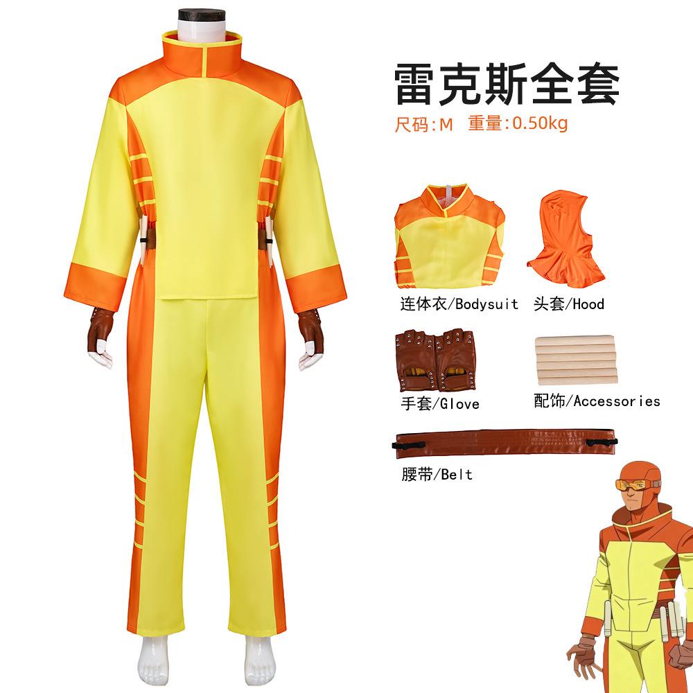 Invincible boy cos suit Invincible young man Rex suit halloween cosplay costume