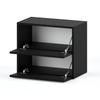 Shoe Cabinet 60 Cm Matte Black