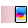 Tablet Case For iPad 9.7-inch (2018)/(2017)/Air 2/Air (2013) Y-Fold Stand Glitter Leather TPU Acrylic Clear Cover