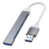 YFFSFDC USB-концентратор USB-порт Шина питания USB-порт расширения Mac USB-концентратор Совместимость с различными устройствами Профессиональный ноутбук ПК USB-концентратор Удаленный пульт дистанционного управления легкий