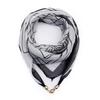Women Elegant Square Scarf Wraps Neck Magnetic Buckle Scarf Cross Scarves Triangle Scarf Cross Neckerchief Scarf for Autumn Winter