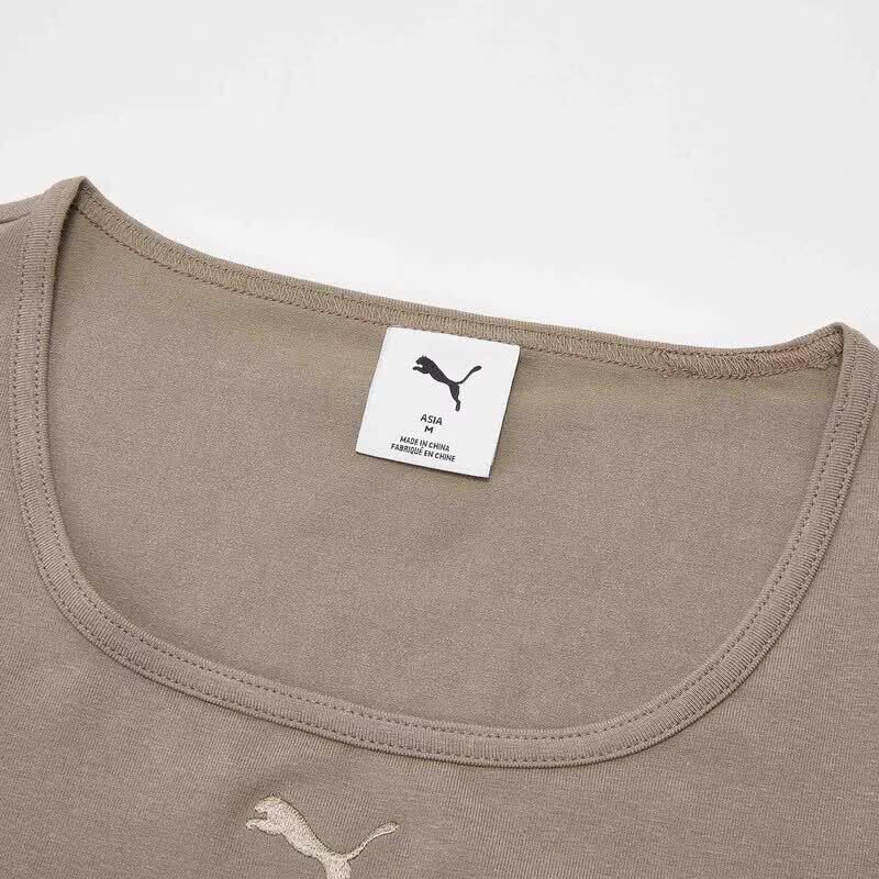Puma Женская приталенная футболка с коротким рукавом