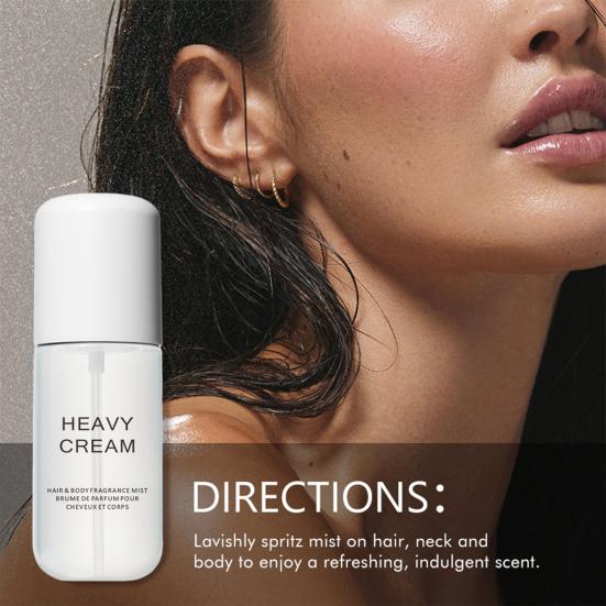 Духи с ароматом кокоса и ванили 50 мл, дезодорант для волос, спрей, стойкий ароматизатор для тела и волос, портативный парфюм с ароматом ванили и кожи, многоцелевой ароматизатор-спрей