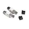 1 шт. Экранированный модульный штекер для терминации RJ45 без инструментов, разъем RJ45 Cat8 Cat7 Cat6A, 2000 МГц, 40G Lan-кабель, для 22AWG-24AWG