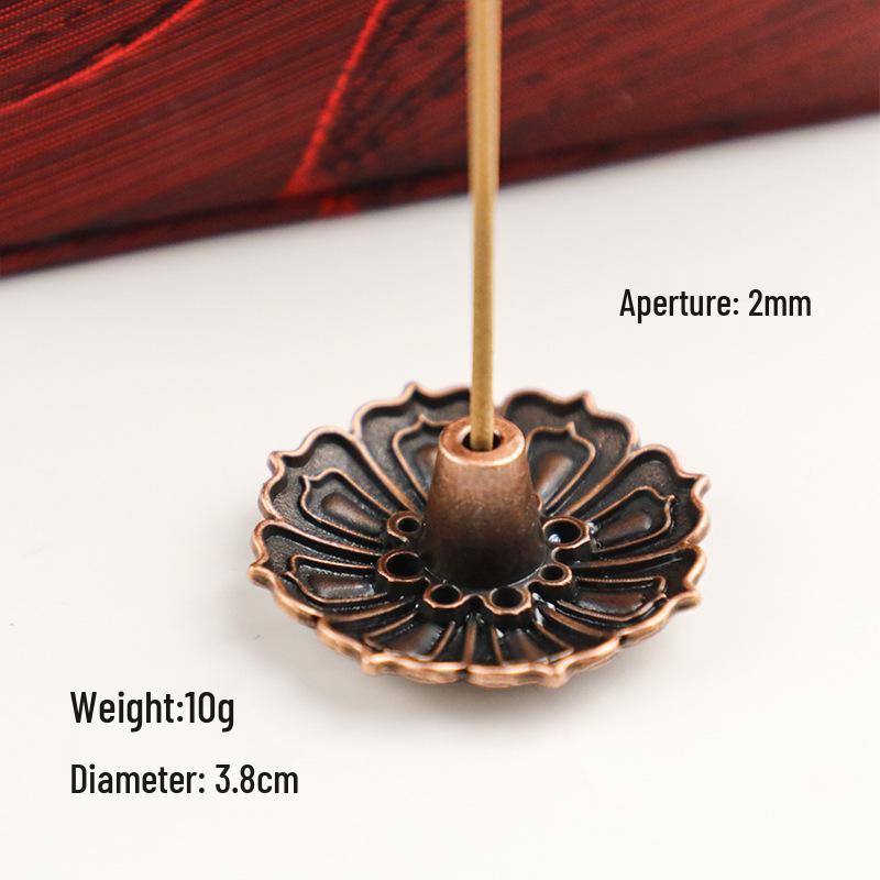 Подставка для благовоний из сплава Ouyue Lotus: Ароматерапевтическая проволочная горелка Zen