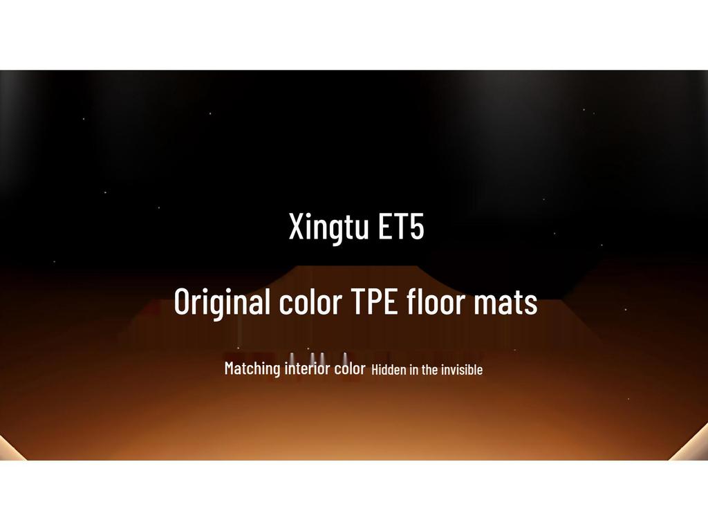 Коврики и аксессуары для салона TPE2025 для Xingtu ET5
