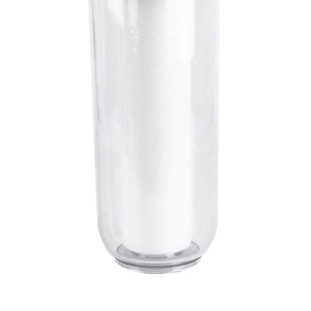 10-дюймовый корпус фильтра для воды с фильтром 1-дюймовый латунный порт прозрачный для удаления примесей