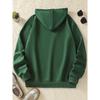 Christmas Bow & Santa Print Hoodie, Long Sleeve Casual Pullover, Women's